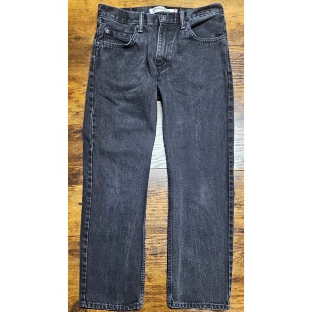 Y2K Levi's 505‎ Black Jeans Denim Men's 31x29 Straight Leg Cotton Regular Fit
